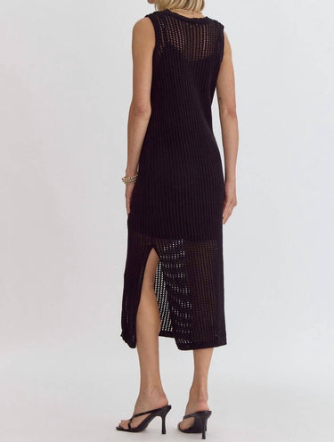 Entro - Knit Sleeveless Midi Dress
