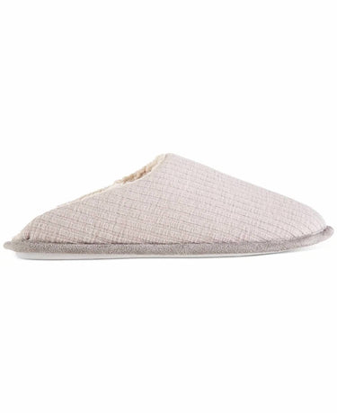 Isotoner - Women's Fine Guage Rib Knit Scuff Slippers
