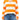 Vince Camuto Tangerine Stripe V-Neck Sweater - XSmall