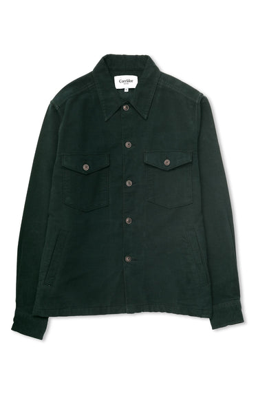 Corridor Cotton Military Jacket in Spruce, Size Medium