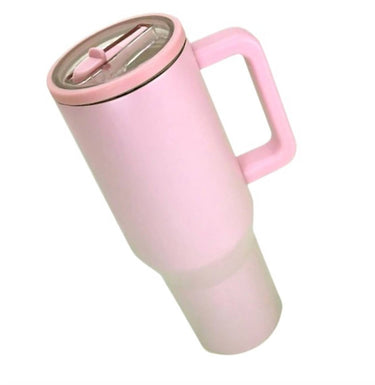 Wall To Wall - 40 Oz Insulated Stainless Steel Tumbler With Handle