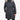 London Fog - Zip-front Long Length Puffer Jacket With Zip-off Fur Trim Hood
