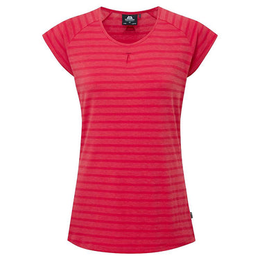 Mountain Equipment Women's Equinox Tee - 14 - Virtual Pink Stripe