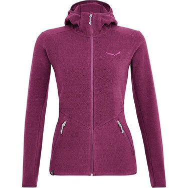 Salewa Womens Fanes AWP Hoody - Dark Purple Melange