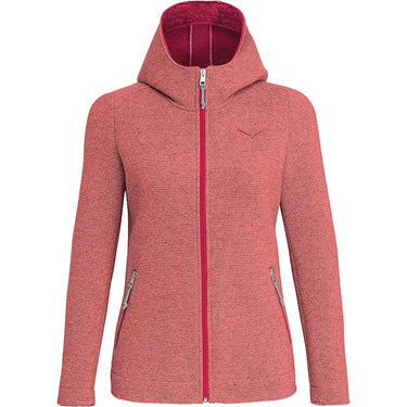 Salewa Women's Sarner Full Zip Hoody - Shell Pink