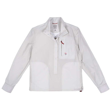 Topo Designs Women's Grey Tech Popover Shirt - Small