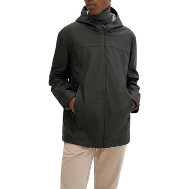 Noize Men's Theo Mid-Length Rain Jacket - Black, Large