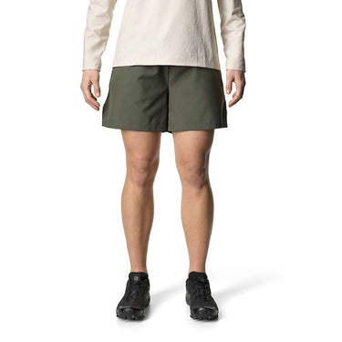 Houdini Womens Pace Wind Shorts - Baremark Green