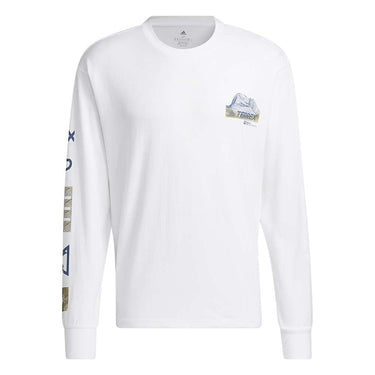 Adidas Men's Terrex Unitefir Outdoor LS Tee - Large - White