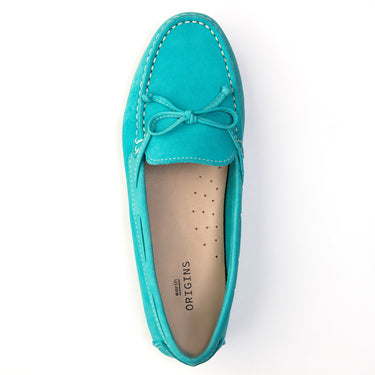 Earth Origins Women's Monarch Driving Flats Teal