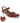 Revere Women's Calabria Closed Toe Sandals Cognac