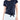 NIC+ZOE Tie Front Cotton T-Shirt - Dark Indigo