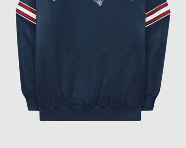 Starter - Men's New England Patriots Satin Full-snap Jacket
