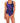 Waterpro - Chlorine Resistant Fit Back One Piece Swimsuit