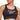 Reebok Women's Low Impact Floral Print Logo Sports Bra Black Size Large