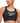 Reebok Women's Low Impact Floral Print Logo Sports Bra Black Size Large
