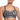 Reebok Women's Lux Medium Impact Strappy Back Sports Bra Black Size Medium