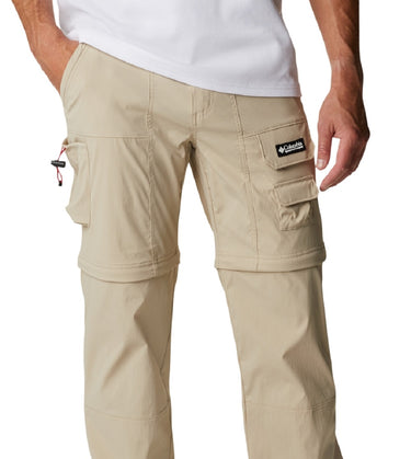 Columbia Men's Field Creek Convertible Cargo Pants Brown Size 42X32