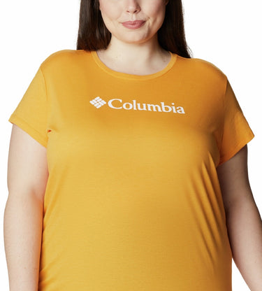 Columbia Women's Trek Logo Graphic Top Orange Size 2X