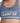 Champion Women's The Authentic Logo Medium Impact Sports Bra Blue Size Small