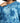 Champion Women's Fleece Ombre Dyed Crewneck Sweatshirt Blue