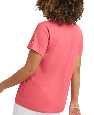 Champion Women's Graphic Print Classic T-Shirt Pink