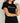 Champion Women's Classic Logo T-Shirt Black Size X Small
