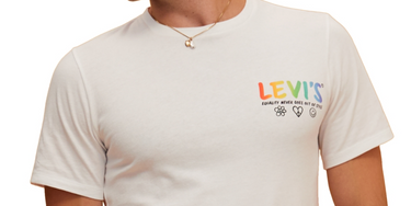 Levi's Unisex Pride Community T-Shirt White Size TBD