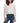 Weatherproof Vintage Women's Drop Shoulder Balloon Sleeve Waffle Crew Neck Top Beige Size X-Large