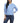 Women's Women's Chest Pocket Crew Top Blue Size Large