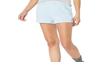 The North Face Women's Logo Shorts Blue Size X-Large