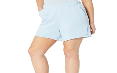 The North Face Women's Half Dome Logo Shorts Blue Size 1X