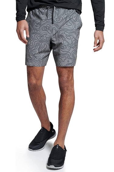 Bass Outdoor Men's Maps Quick-Dry 7 Shorts Gray Size XL
