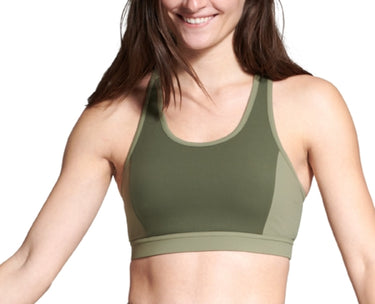 Bass Outdoor Women's Benton Po Back Pocket Sports Bra Green Size X-Small