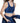 Bass Outdoor Women's Benton Po Back Pocket Sports Bra Blue Size X-Large