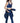 Bass Outdoor Women's Benton Po Back Pocket Sports Bra Blue Size Medium