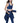 Bass Outdoor Women's Benton Po Back Pocket Sports Bra Blue Size Small