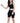 Bass Outdoor Women's Greenway Ribbed Sports Bra Black Size Large