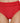 Tommy Hilfiger Women's Ruffled High Waist Bikini Bottoms Swimsuit Red Size Medium