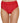 Tommy Hilfiger Women's Ruffled High Waist Bikini Bottoms Swimsuit Red Size Medium