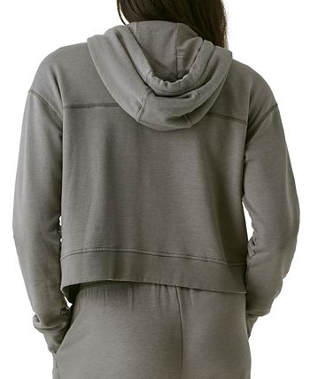 Bass Outdoor Women's Hibernate Half Zip Hoodie Top Gray