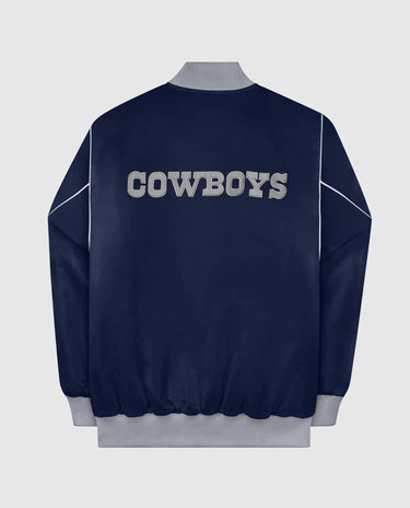 Starter - Men's Dallas Cowboys Snap-front Bomber Starter Jacket
