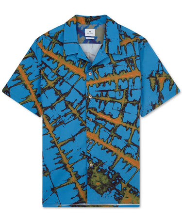 Paul Smith Men's Abstract Print Camp Shirt