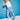 Men's Relaxed-Fit Convertible Utility Pants - Blue Camo