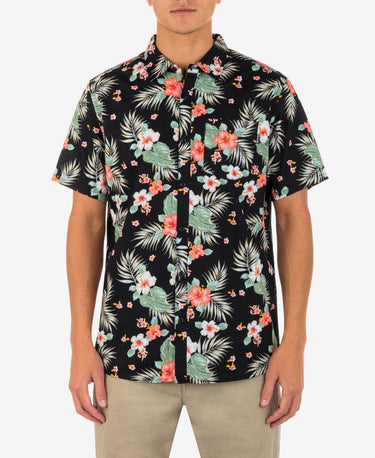 Hurley Men's Wedge Short Sleeve Button-Up Shirt