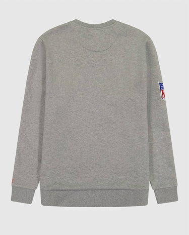Starter - Men's Denver Broncos Crew Neck Sweatshirt With Zip Pockets
