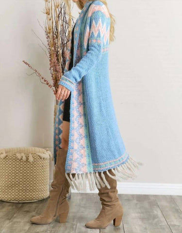Adora - Pastel Tassel Tribal Cardigan