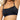 The Eco Straight Up Bralette: Jet Black