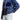 BP Faux Shearling Jacket - Navy Bandana Patchwork