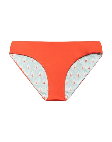 Women's St Barth Reversible Swim Bottom - Sunset Cinema